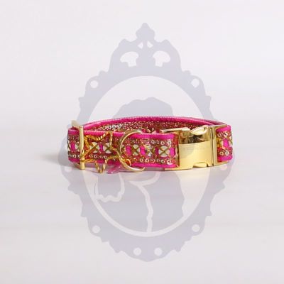 Collar broche fucsia estrella Collar broche fucsia estrella