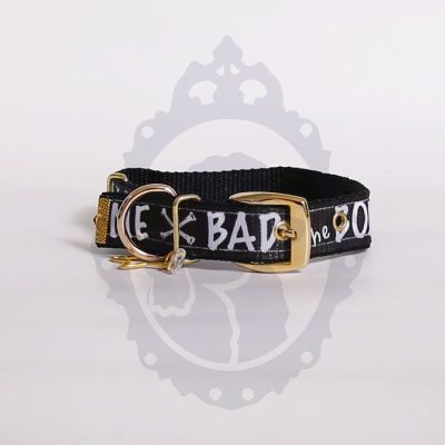 Collar hebilla negro bad to the bone estrella Collar hebilla negro bad to the bone estrella