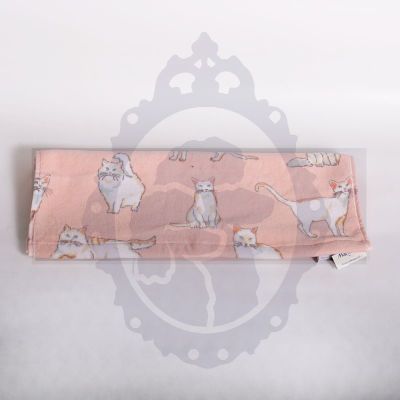 Toalla mano TT & Home Fondo damasco con gatos Toalla mano TT & Home Fondo damasco con gatos