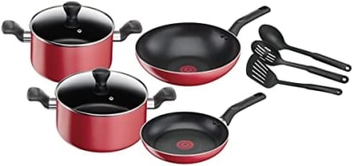 SET 9 PIEZAS SUPER COOK RED
