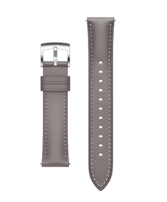 Correa de Cuero Gris Easy Fit