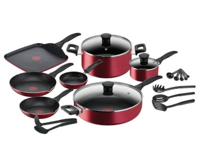 Batería de cocina 20 piezas Easy Care Rojo