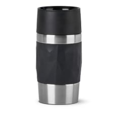 MUG COMPACT 0.3L NEGRO 0