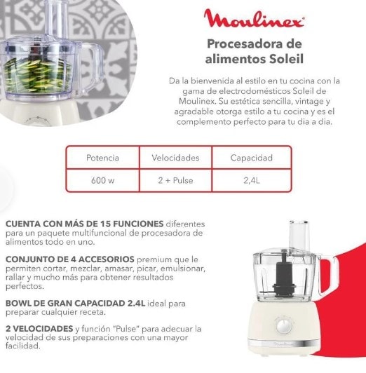 MULTIPROCESADORA SOLEIL 600W3