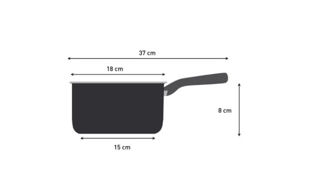 Cacerola 18 cm + tapa Super Cook4