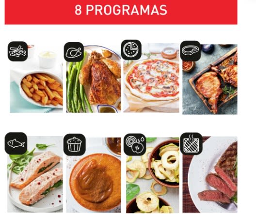 Horno Freidora de aire Easy Fry 11 LT 9 en 13