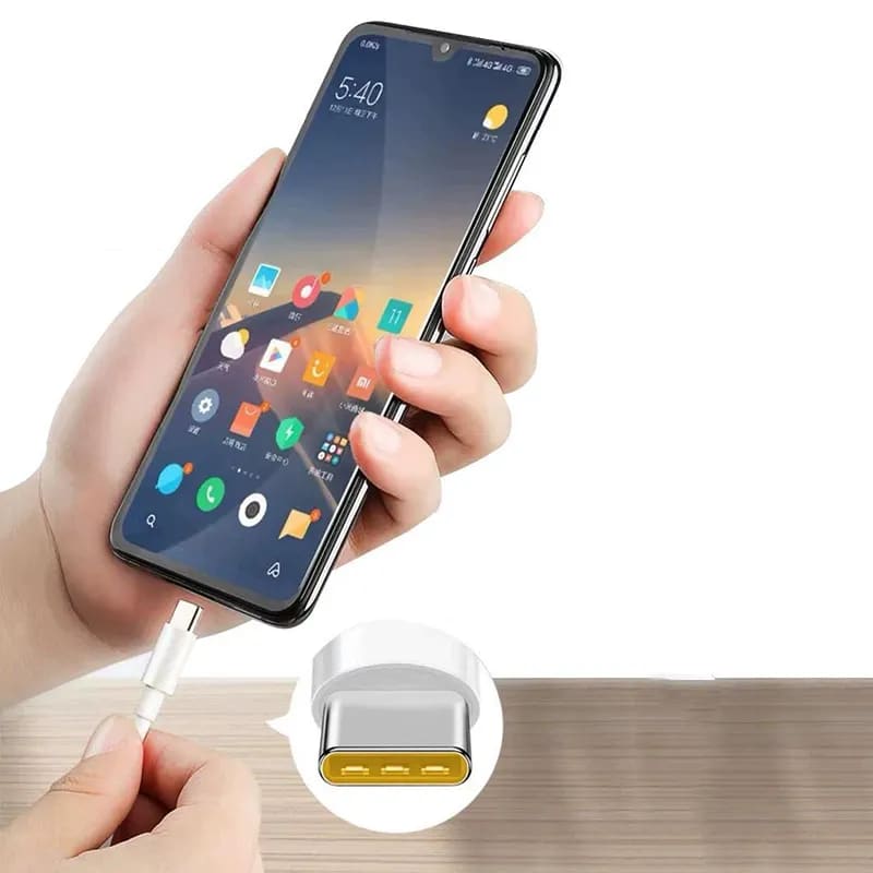 CARGA RÁPIDA USB ORIGINAL HUAWEI TIPO-C 66W (NARANJO)3