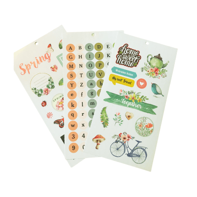 Block Sticker Planner Flores