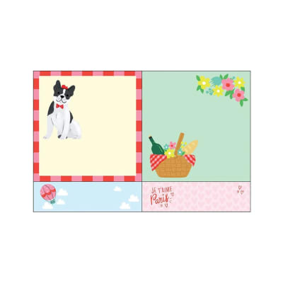Sticky Notes Paris Dogs