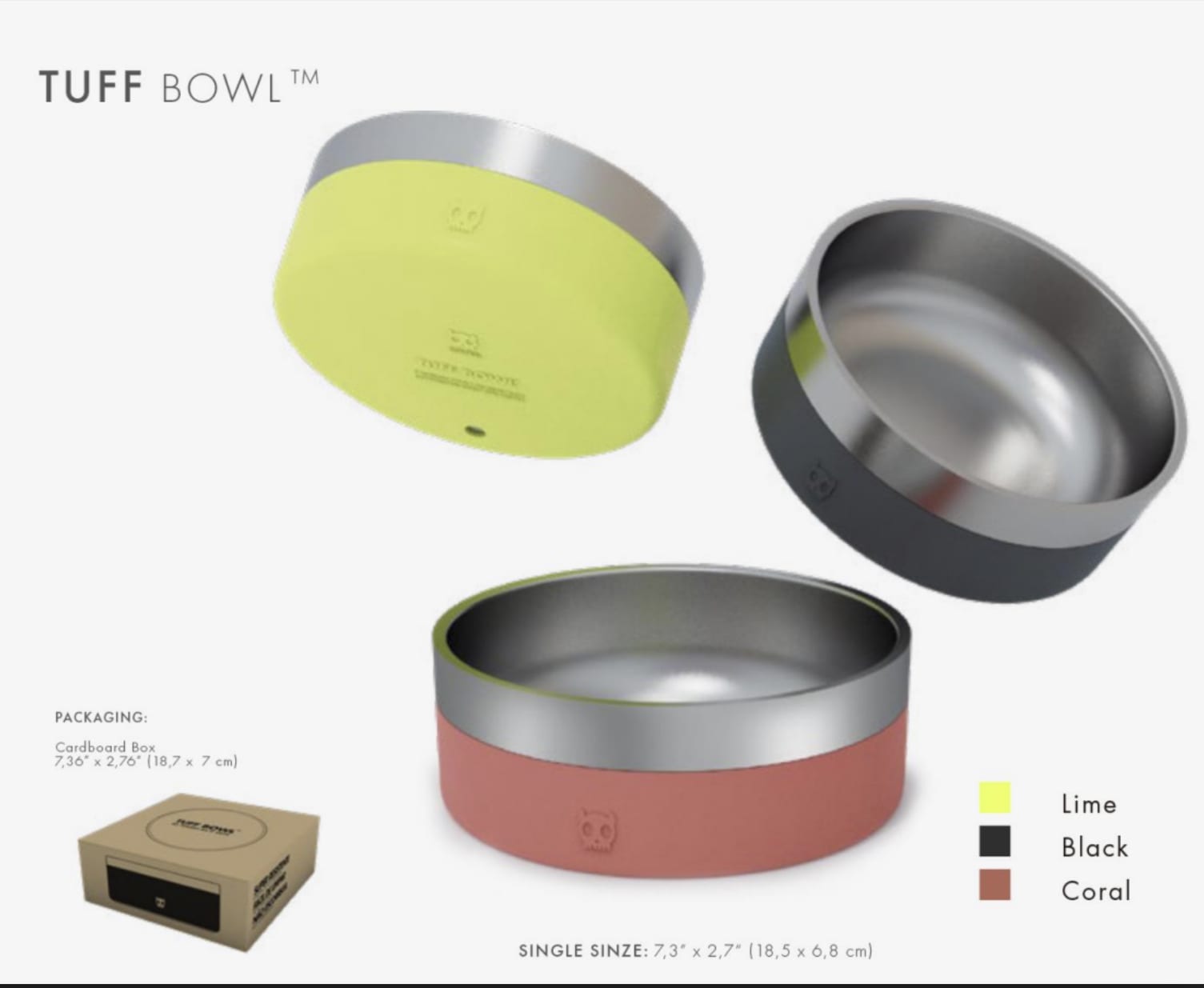 BOWL MASCOTA ZEE DOG TUFF ACERO INOXIDABLE ValdiPets Veterinaria y Tienda para mascotas
