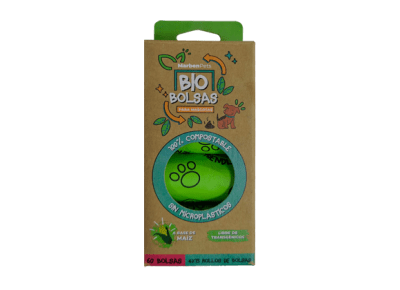 BOLSA BIODEGRADABLE - MARBEN PETS - 4 ROLLOS