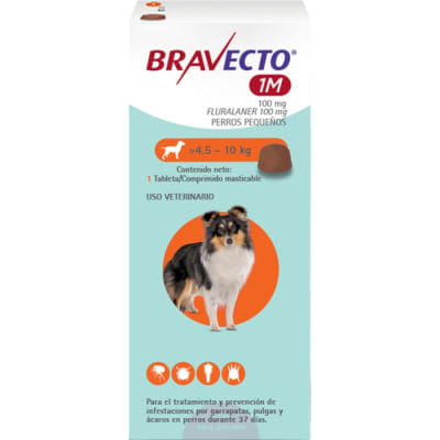 ANTIPARASITARIO EXTERNO - BRAVECTO - 1 MES