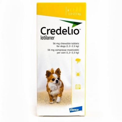 ANTIPARASITARIO EXTERNO - CREDELIO - 56.25 Mg - 1.3 - 2.5 Kg1