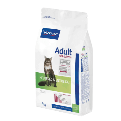 ALIMENTO GATO - VIRBAC - NEUTERED & ENTIRE ADULTO SALMON1