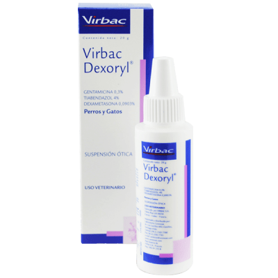 SUSPENSIÓN OTICO PERRO O GATO - VIRBAC - DEXORYL GEL1
