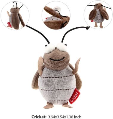 JUGUETE MASCOTA - GIGWI - GRILLO MELODY CHASER7