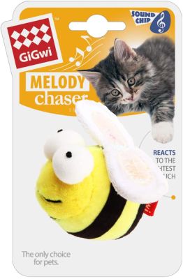 JUGUETE MASCOTA - GIGWI - ABEJA MELODY CHASER2