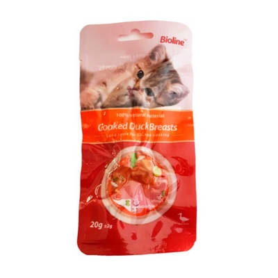 SNACK GATO - BIOLIONE - REAL PECHUGA PATO COCIDA SNACK GATO - BIOLIONE - REAL PECHUGA PATO COCIDA