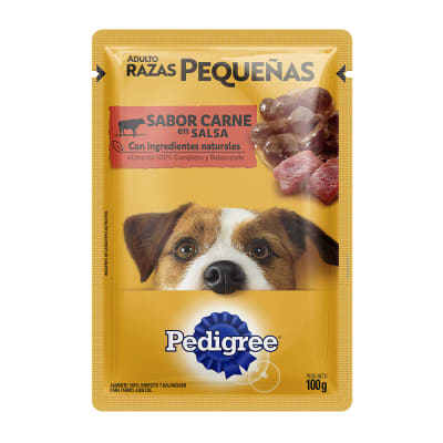 ALIMENTO HUMEDO PERRO - PEDIGREE - POUCH ADULTO RAZA PEQUEÑA CARNE