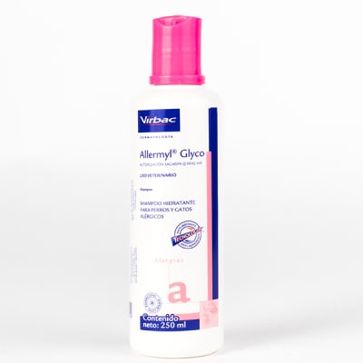 SHAMPOO HIDRATANTE PERRO O GATO - VIRBAC - ALLERMYL GLYCO1