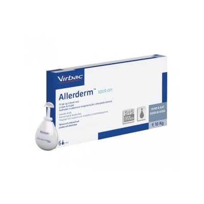 AMPOLLA PERRO - VIRBAC - ALLERDERM SPOT ON - MENORES A 10 KG1