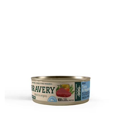 ALIMENTO HUMEDO PERRO - BRAVERY - ADULTO ATUN Y VEGETALES1