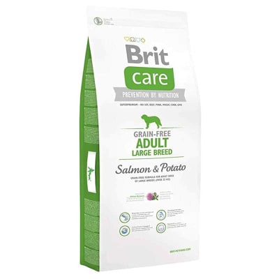 ALIMENTO PERRO - BRIT CARE - ADULT LARGE LIBRE DE GRANO SALMON & POTATO1