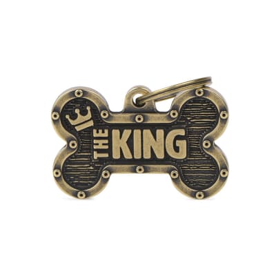 PLACA MASCOTA - MY FAMILY - BRONX THE KING1