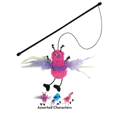 JUGUETE GATO CON CATNIP - KONG - FEATHER TEASER4