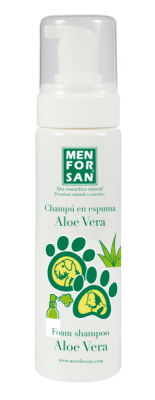 SHAMPOO MASCOTA - MEN FOR SAN - ESPUMA ALOE VERA1