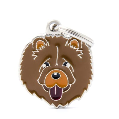 PLACA MASCOTA - MY FAMILY - FRIENDS CHOW CHOW1