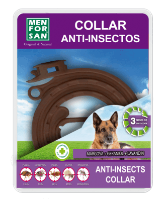COLLAR ANTIPULGAS PERROS - MEN FOR SAN - CONTROL INSECTOS1