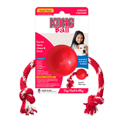 JUGUETE MASCOTA - KONG - BALL WITH ROPE2