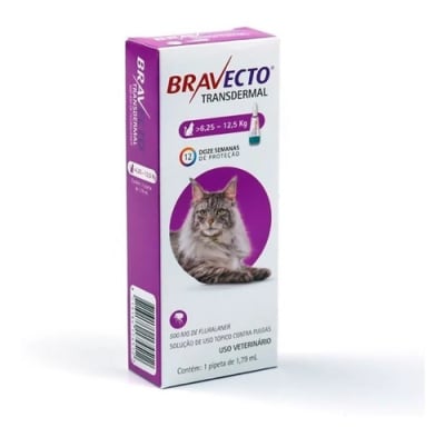 ANTIPARASITARIO EXTERNO GATO - BRAVECTO - 6.25 A 12.5 KG1