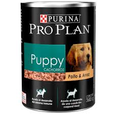 LATA ALIMENTO CACHORRO - PROPLAN - POLLO Y ARROZ1