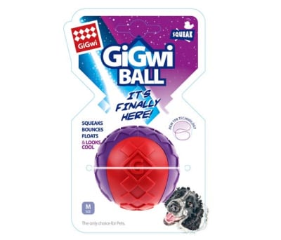 JUGUETE MASCOTA - GIGWI - PELOTA TEXTURIZADA ROJA JUGUETE MASCOTA - GIGWI - PELOTA TEXTURIZADA ROJA