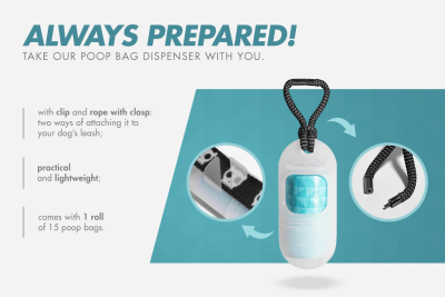 ASEO PERRO - ZEE DOG - POOP + 1 ROLL ASEO PERRO - ZEE DOG - POOP + 1 ROLL