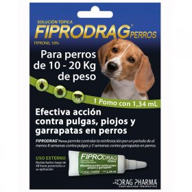 ANTIPARASITARIO EXTERNO - FIPRODRAG - 10 A 20 KG ANTIPARASITARIO EXTERNO - FIPRODRAG - 10 A 20 KG