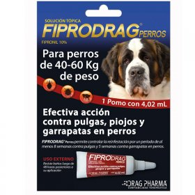 ANTIPARASITARIO EXTERNO - FIPRODRAG - 40 A 60 KG ANTIPARASITARIO EXTERNO - FIPRODRAG - 40 A 60 KG