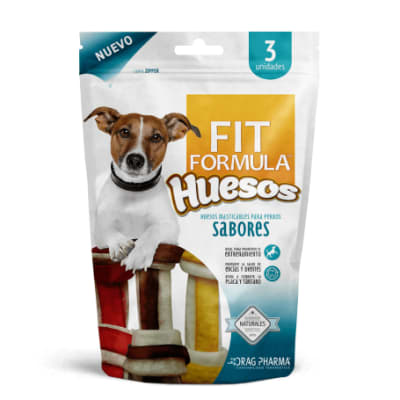 SNACK PERRO - FIT FORMULA - HUESO SABORES1