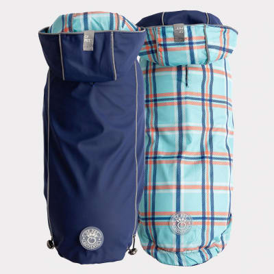 ACCESORIO PERRO - GF PET - CAPA IMPERMEABLE REVERSIBLE AZUL1