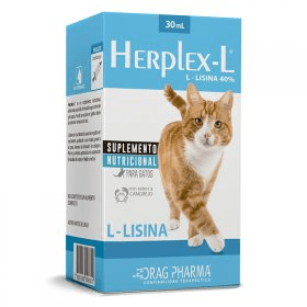 SUPLEMENTO NUTRICIONAL GATO - DRAG PHARMA - HERPLEX-L1