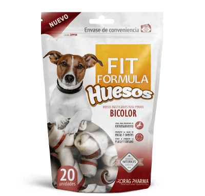 SNACK PERRO - FIT FORMULA - HUESO BICOLOR SNACK PERRO - FIT FORMULA - HUESO BICOLOR