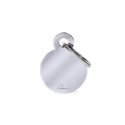 PLACA MASCOTA - MY FAMILY - BASIC CHROME ROUND1