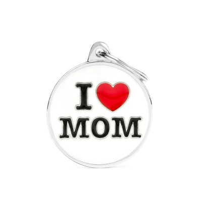 PLACA MASCOTA - MY FAMILY - CHARMS I LOVE MY MOM1