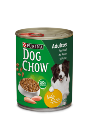 LATA PERRO - DOG CHOW - ADULTO - FESTIVAL PAVO Y POLLO LATA PERRO - DOG CHOW - ADULTO - FESTIVAL PAVO Y POLLO