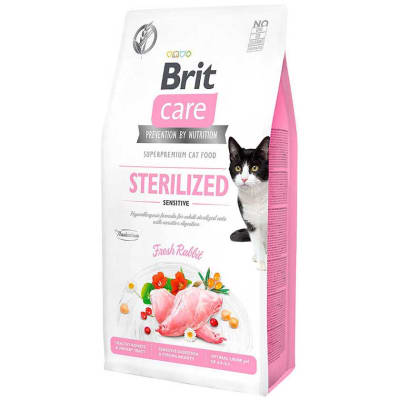 ALIMENTO GATO - BRIT CARE - SENSITIVE STERILIZED LIBRE DE GRANO1