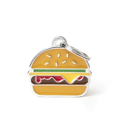 PLACA MASCOTA - MY FAMILY - FOOD BURGER1