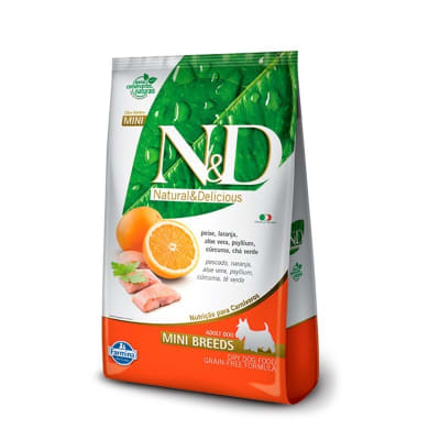 ALIMENTO PERRO - N&D LIBRE DE GRANO PESCADO Y NARANJA - ADULTO RAZA PEQUEÑA ALIMENTO PERRO - N&D LIBRE DE GRANO PESCADO Y NARANJA - ADULTO RAZA PEQUEÑA