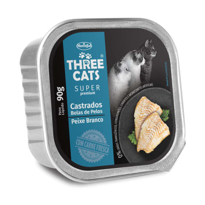 ALIMENTO HUMEDO GATO - THREE CATS - CASTRADO